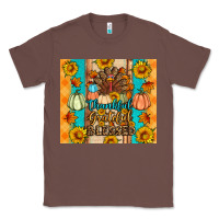 Chestnut Thankful grateful blessed Classic Tee - Artiststas