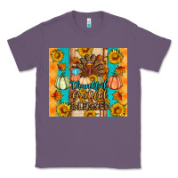 Lavender Thankful grateful blessed Classic Tee - Artiststas