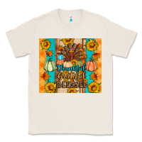 Natural Thankful grateful blessed Classic Tee - Artiststas