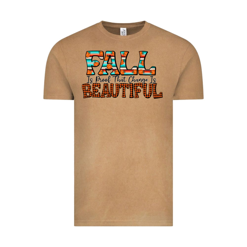 Fall Is Proof That Change Is Beautiful Vintage Tee by CowhideDigitalArt | Teevron