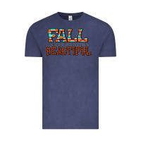 Vintage Denim fall is proof that change is beautiful Vintage Tee - CowhideDigitalArt