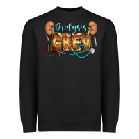 Black dialysis crew Heavyweight Sweatshirt - CowhideDigitalArt
