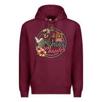 Burgundy just one more chapter Premium Hoodie - Artiststas