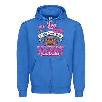 True Royal As A Leo Girl I Was Born With My Heart On My Sleeve And A Mouth Zipper Hoodie - Jasminsmagicworld