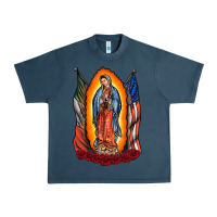 Midnight Navy our lady Urban Heavy Tee - RacoonDesign