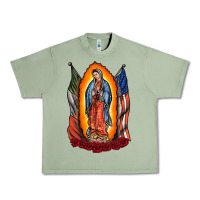 Oil Green our lady Urban Heavy Tee - RacoonDesign