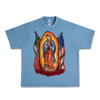 Pebble Blue our lady Urban Heavy Tee - RacoonDesign