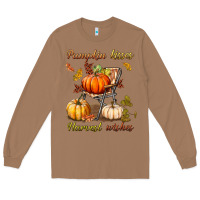 Toasted Coconut pumpkin kisses harvest wishes Long Sleeve Tee - BundleAndBundleShop
