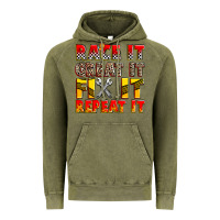 Vintage Olive race it great it fix it repeat it Vintage Hoodie - Zillion Design Studio