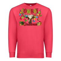 Cardinal cowboy christmas Premium Sweatshirt - MaliasSmallBusiness