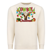 Sandshell cowboy christmas Premium Sweatshirt - MaliasSmallBusiness