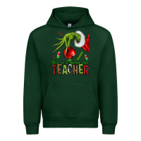 Forest Green Christmas Character Urban Hoodie - NancyCooperArtShop