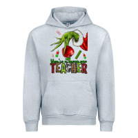 Heather Grey Christmas Character Urban Hoodie - NancyCooperArtShop
