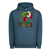 Pigment Midnight Navy Christmas Character Urban Hoodie - NancyCooperArtShop