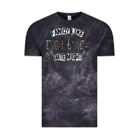 Cloud Black fancy like the race track on a date night Vintage Tee - CowhideDigitalArt