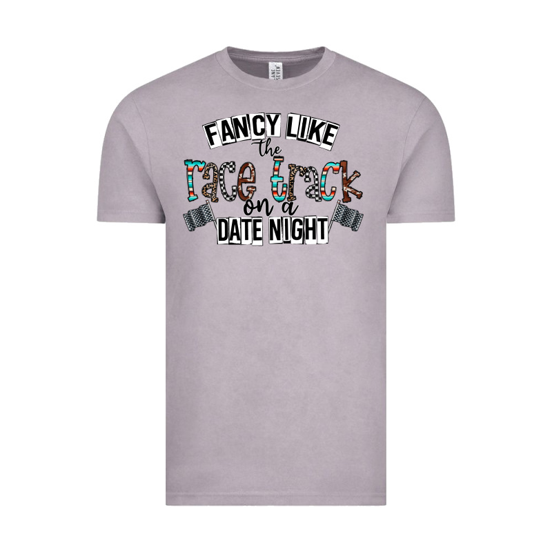 Fancy Like The Race Track On A Date Night Vintage Tee by CowhideDigitalArt | Teevron