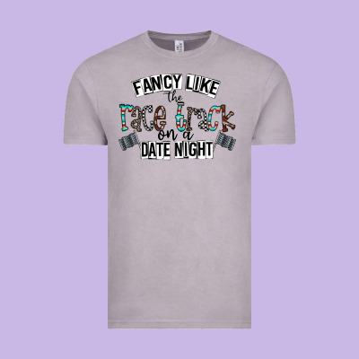 Fancy Like The Race Track On A Date Night Vintage Tee Designed By Cowhidedigitalart