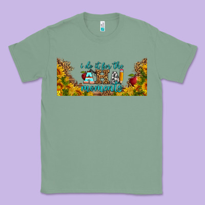 I Do It For The Aha Moments Libbey Glass Classic Tee Designed By Bundleandbundleshop