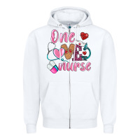 White one loved nurse Zipper Hoodie - BarkalooDesign