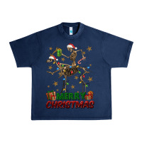 Navy merry christmas deer skeleton Urban Heavy Tee - FaDigitalArtStudio