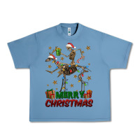 Pebble Blue merry christmas deer skeleton Urban Heavy Tee - FaDigitalArtStudio