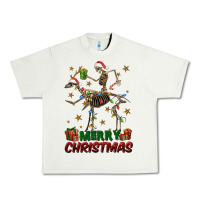 Pistachio merry christmas deer skeleton Urban Heavy Tee - FaDigitalArtStudio
