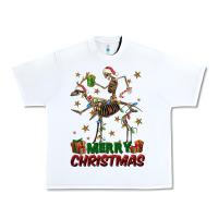 White merry christmas deer skeleton Urban Heavy Tee - FaDigitalArtStudio