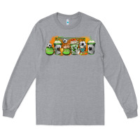 Heather Grey soccer coffee cups Long Sleeve Tee - Jasminsmagicworld