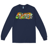 Navy soccer coffee cups Long Sleeve Tee - Jasminsmagicworld