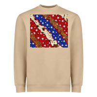 Mushroom 4th of July USA flag leopard cowhide 20oz tumbler Heavyweight Sweatshirt - Neo Western