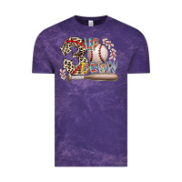 Cloud Purple three up down Vintage Tee - RacoonDesign