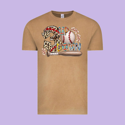 Three Up Down Vintage Tee Designed By Racoondesign
