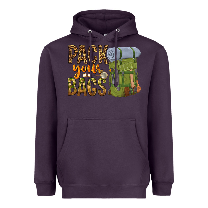 Pack Your Bags Heavyweight Hoodie by NancyCooperArtShop | Teevron