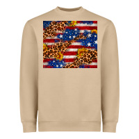 Mushroom 4th of July USA flag leopard sunflower 20oz tumble Heavyweight Sweatshirt - Neo Western