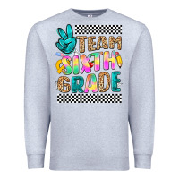 Heather Grey team sixth grade Premium Sweatshirt - NancyCooperArtShop