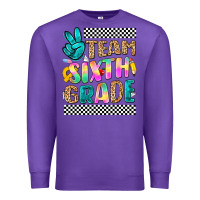 Purple team sixth grade Premium Sweatshirt - NancyCooperArtShop