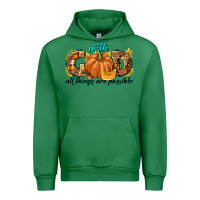 Emerald With God All Things Are Possible Urban Hoodie - texasbilliewilder