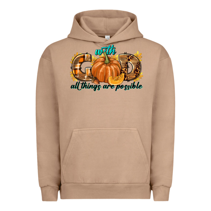 With God All Things Are Possible Urban Hoodie by texasbilliewilder | Teevron