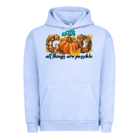 Pigment Grape Ice With God All Things Are Possible Urban Hoodie - texasbilliewilder