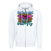 White Western Anti-Social Butterfly Zipper Hoodie - LillyAllenDesigns