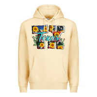 Pina Colada texas tx serape sunflower cowhide Premium Hoodie - AdoDesignShop