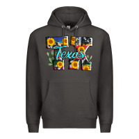 Smoke texas tx serape sunflower cowhide Premium Hoodie - AdoDesignShop
