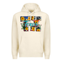 Tofu texas tx serape sunflower cowhide Premium Hoodie - AdoDesignShop