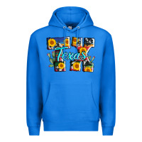 True Royal texas tx serape sunflower cowhide Premium Hoodie - AdoDesignShop