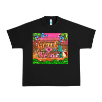 Black beach babe Urban Heavy Tee - HRA Design Shop