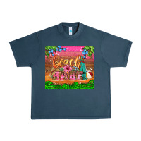 Midnight Navy beach babe Urban Heavy Tee - HRA Design Shop