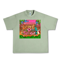 Oil Green beach babe Urban Heavy Tee - HRA Design Shop