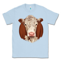 Dusty Blue hareford Classic Tee - JahusDesignShop