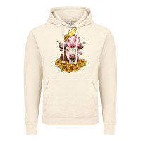 Vintage Artic cow with pig and chick Vintage Hoodie - RanaPortraitStore