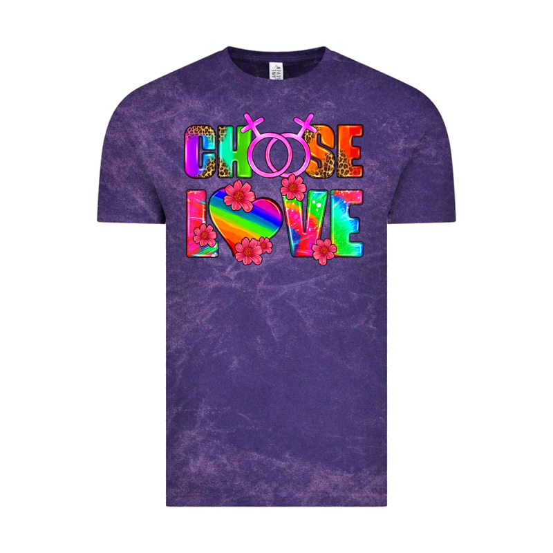 Choose Love (lesbian) Vintage Tee by HRA Design Shop | Teevron